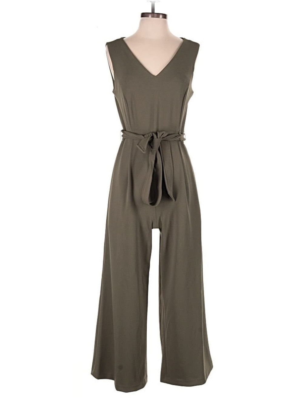 Calvin Klein Sleeveless Olive Jumpsuit Size 10